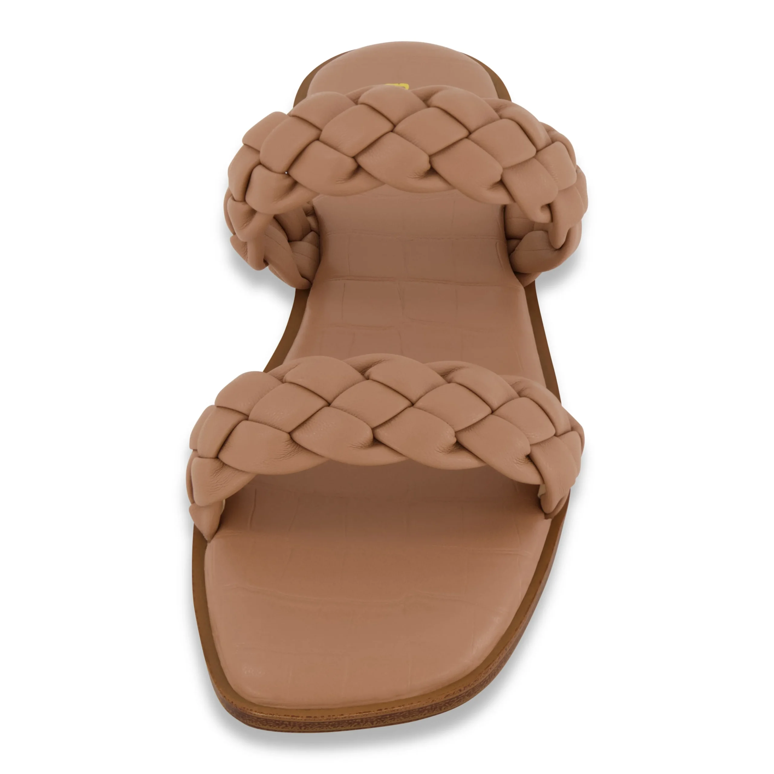 Slide Sandals | Flat Sandals>Cushionaire Vicki Braided Two Band Sandal