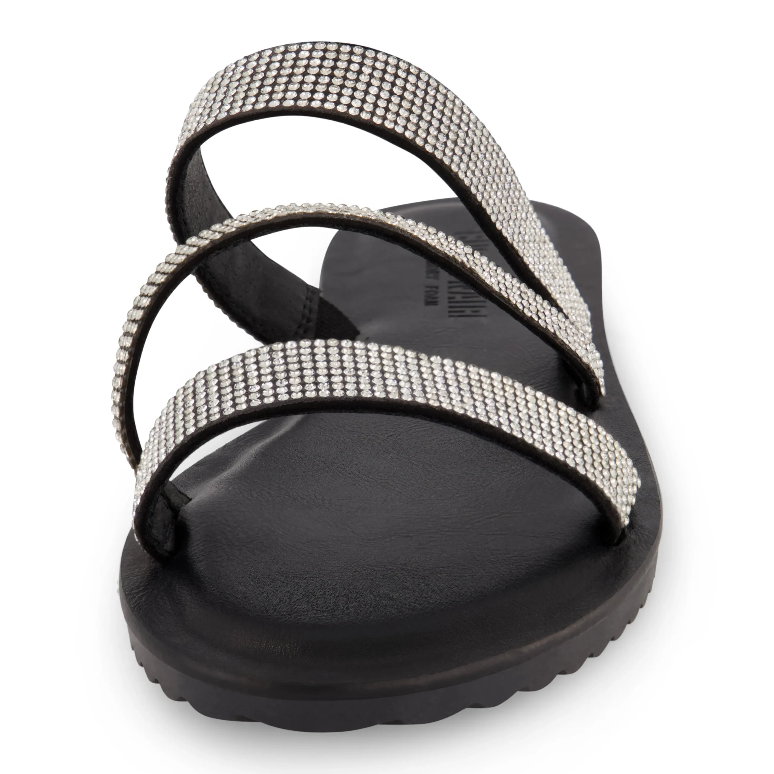 Slide Sandals | Flat Sandals>Cushionaire Vienna Rhinestone Slide Sandal