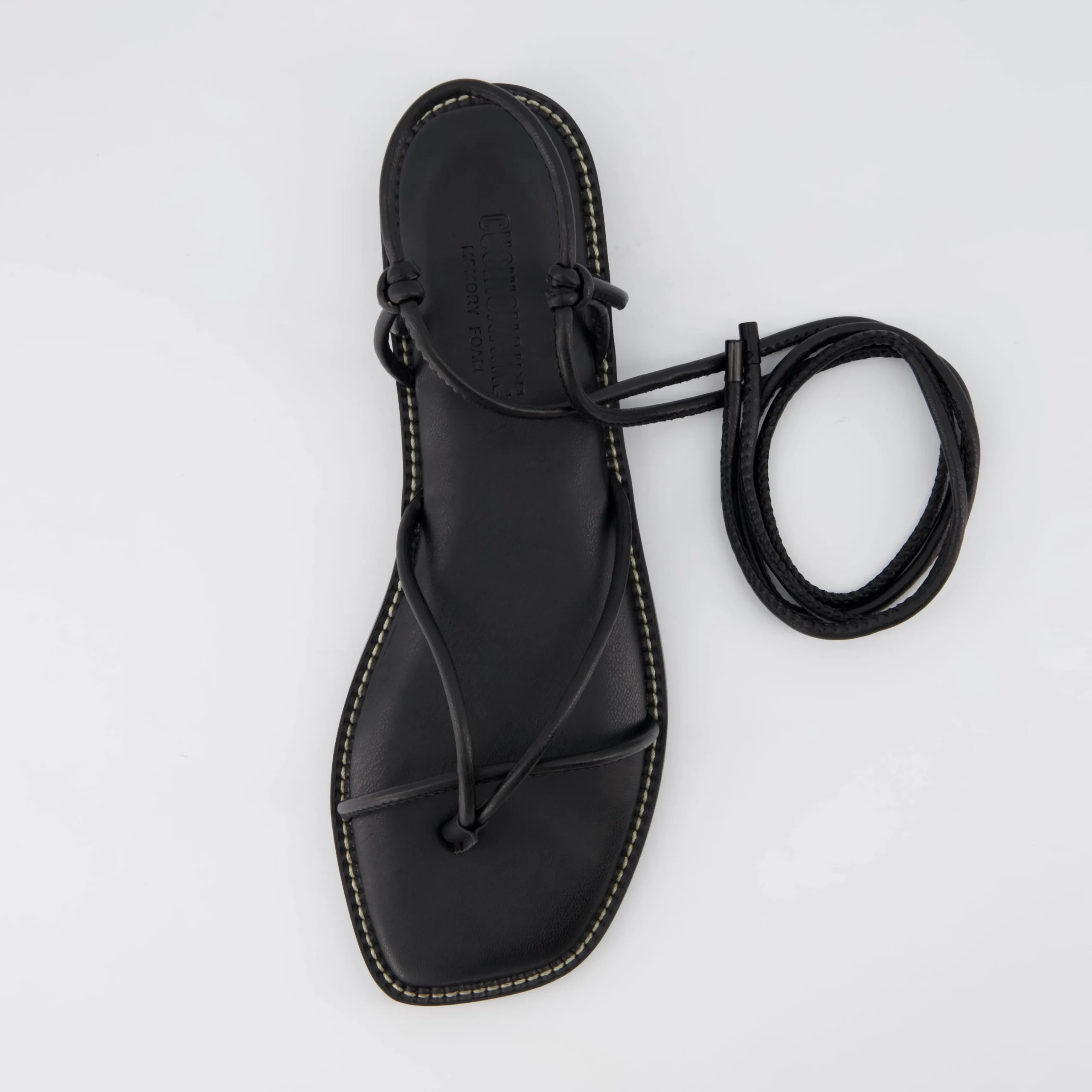 Flat Sandals>Cushionaire Virtue Lace Up Sandal