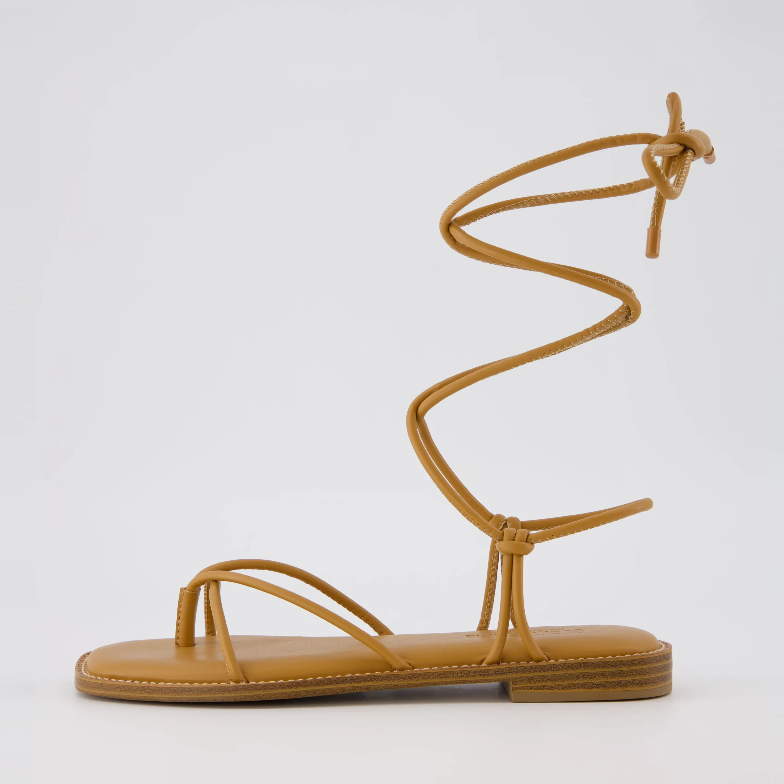 Flat Sandals>Cushionaire Virtue Lace Up Sandal