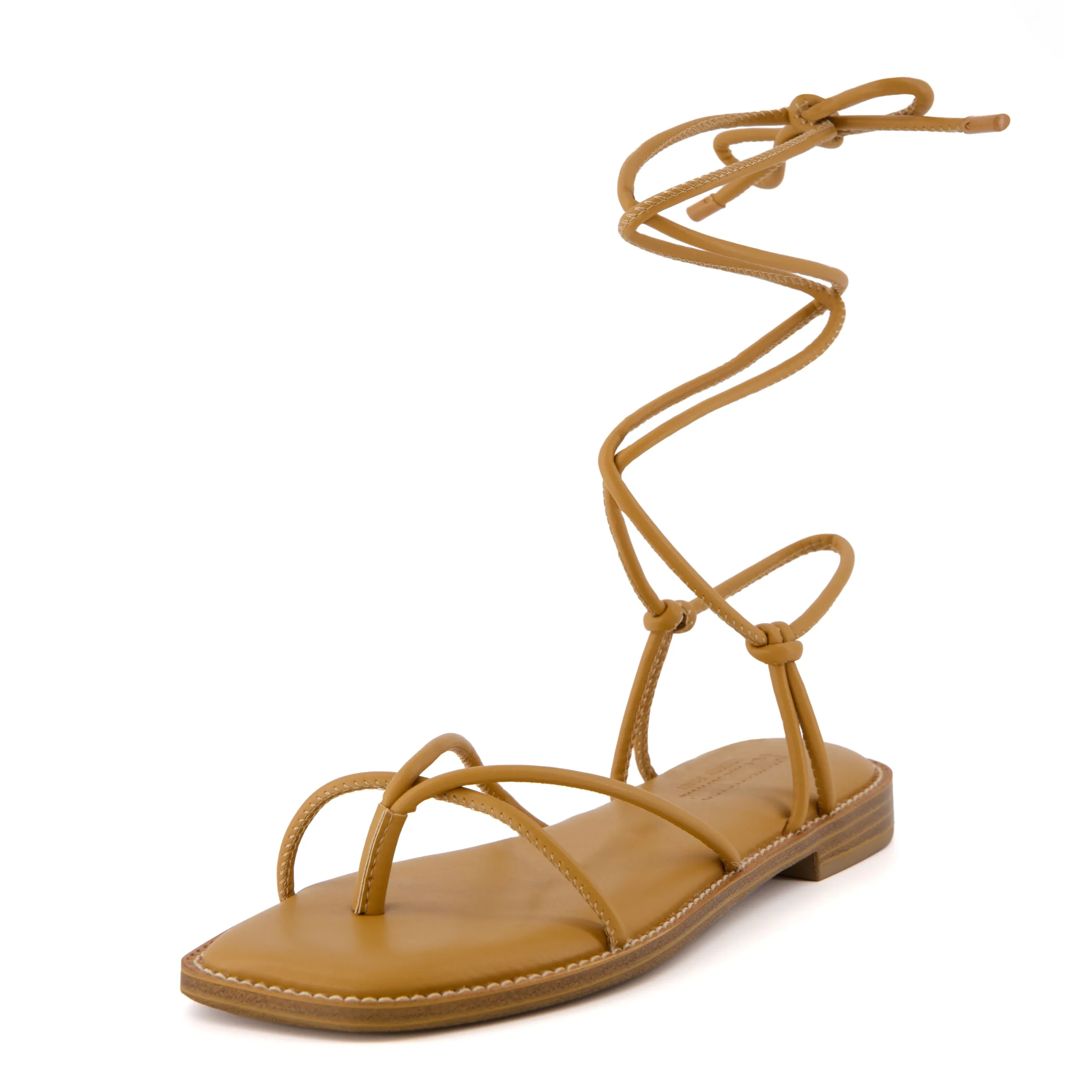 Flat Sandals>Cushionaire Virtue Lace Up Sandal