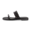Slide Sandals | Flat Sandals>Cushionaire Visby Studded Two Band Sandal