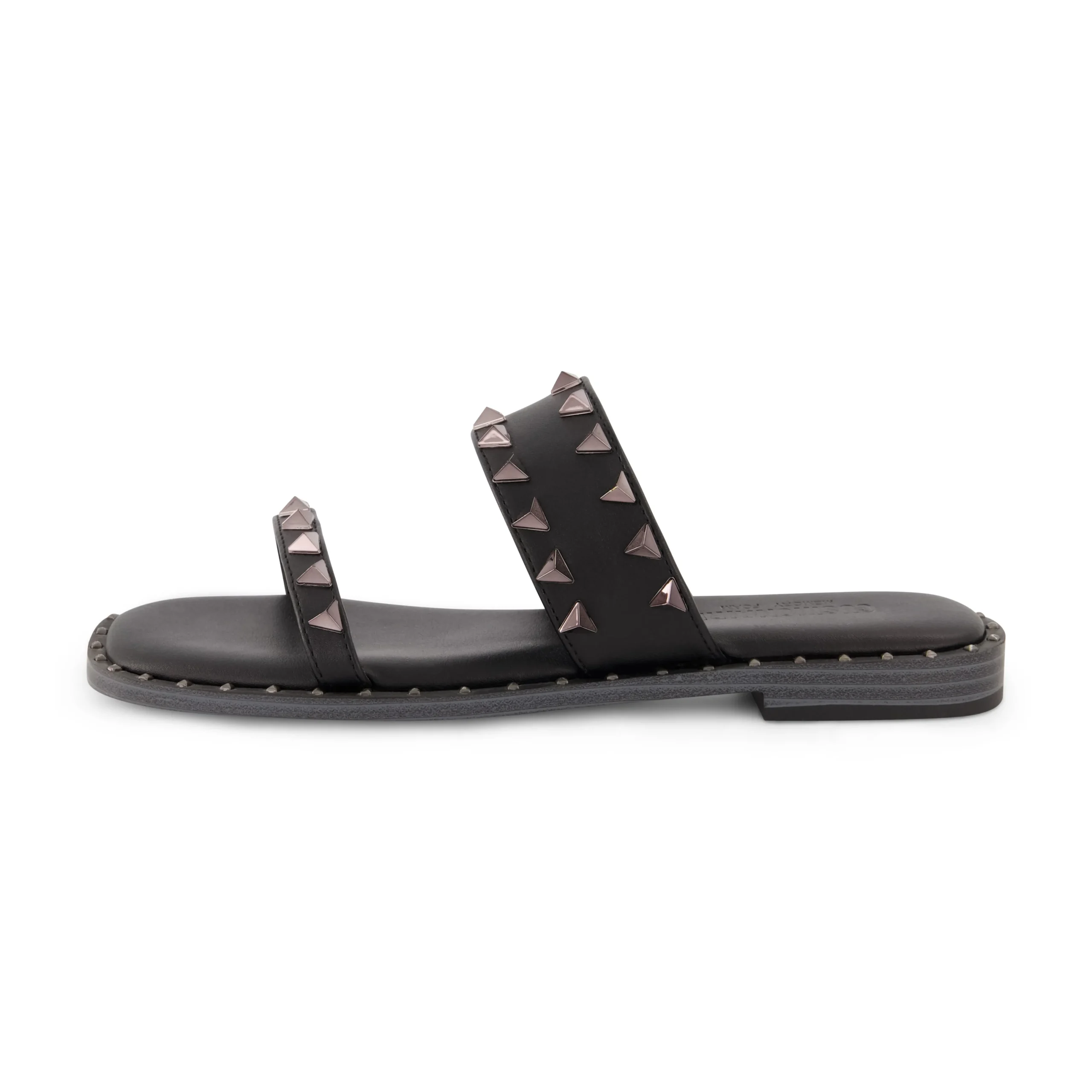 Slide Sandals | Flat Sandals>Cushionaire Visby Studded Two Band Sandal