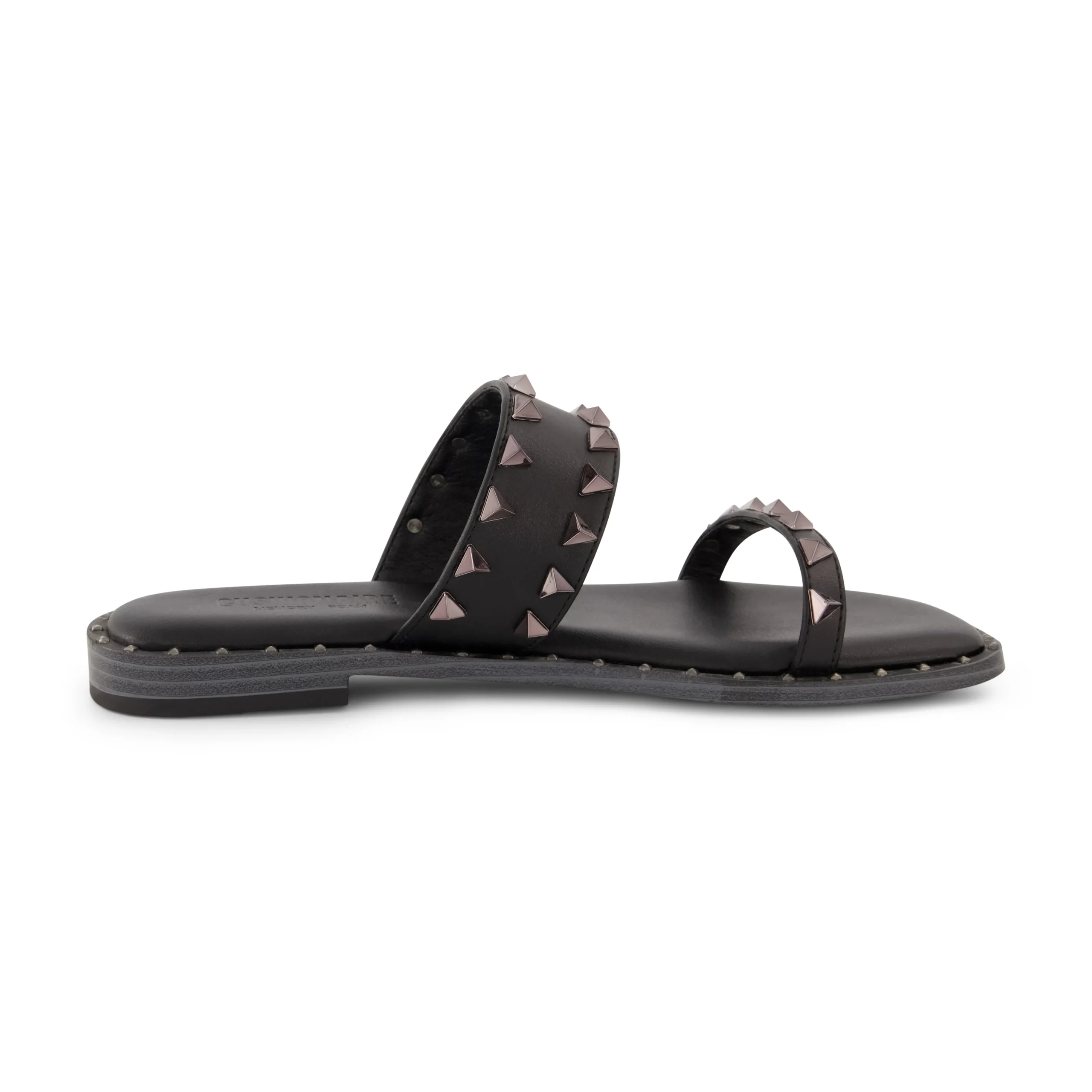 Slide Sandals | Flat Sandals>Cushionaire Visby Studded Two Band Sandal