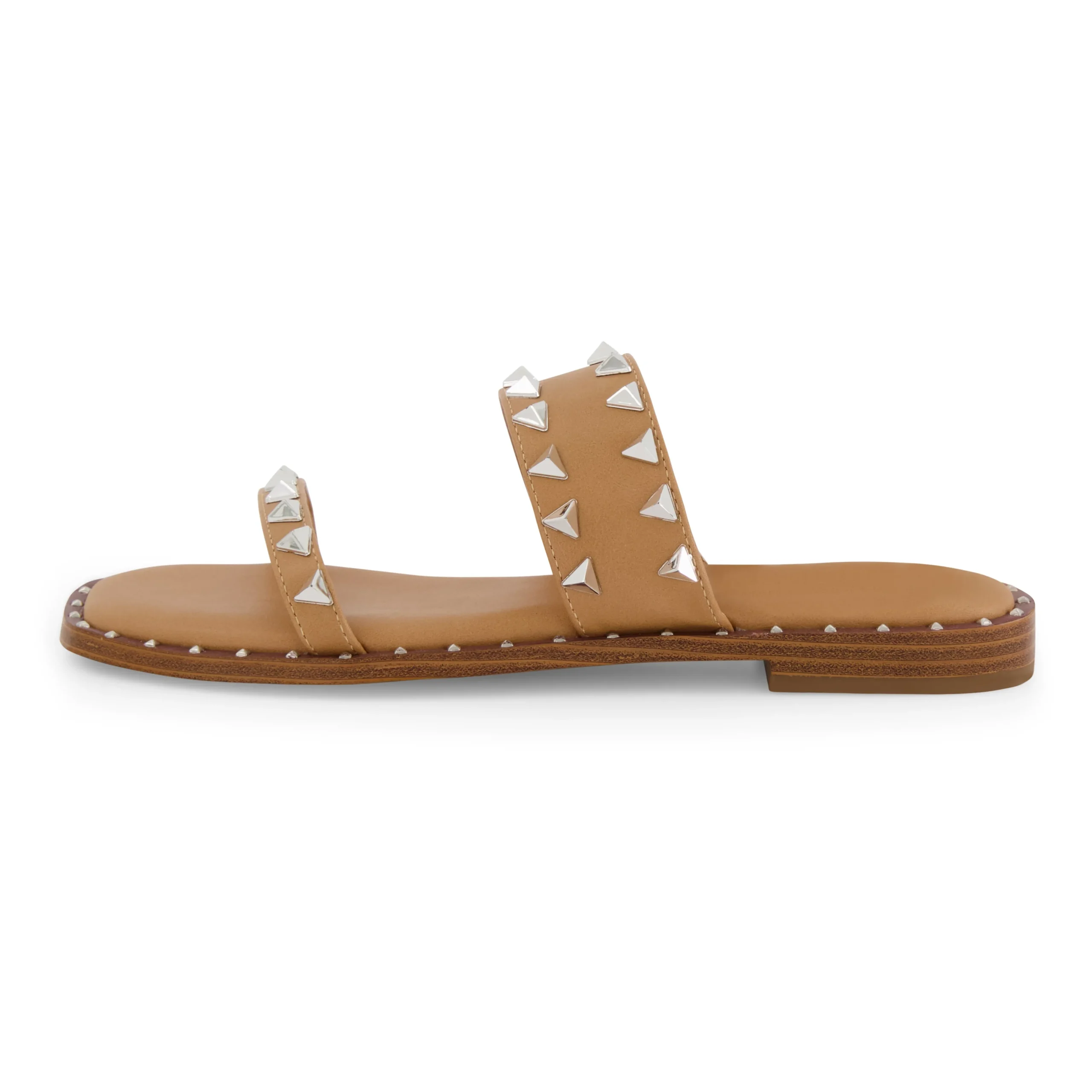 Slide Sandals | Flat Sandals>Cushionaire Visby Studded Two Band Sandal