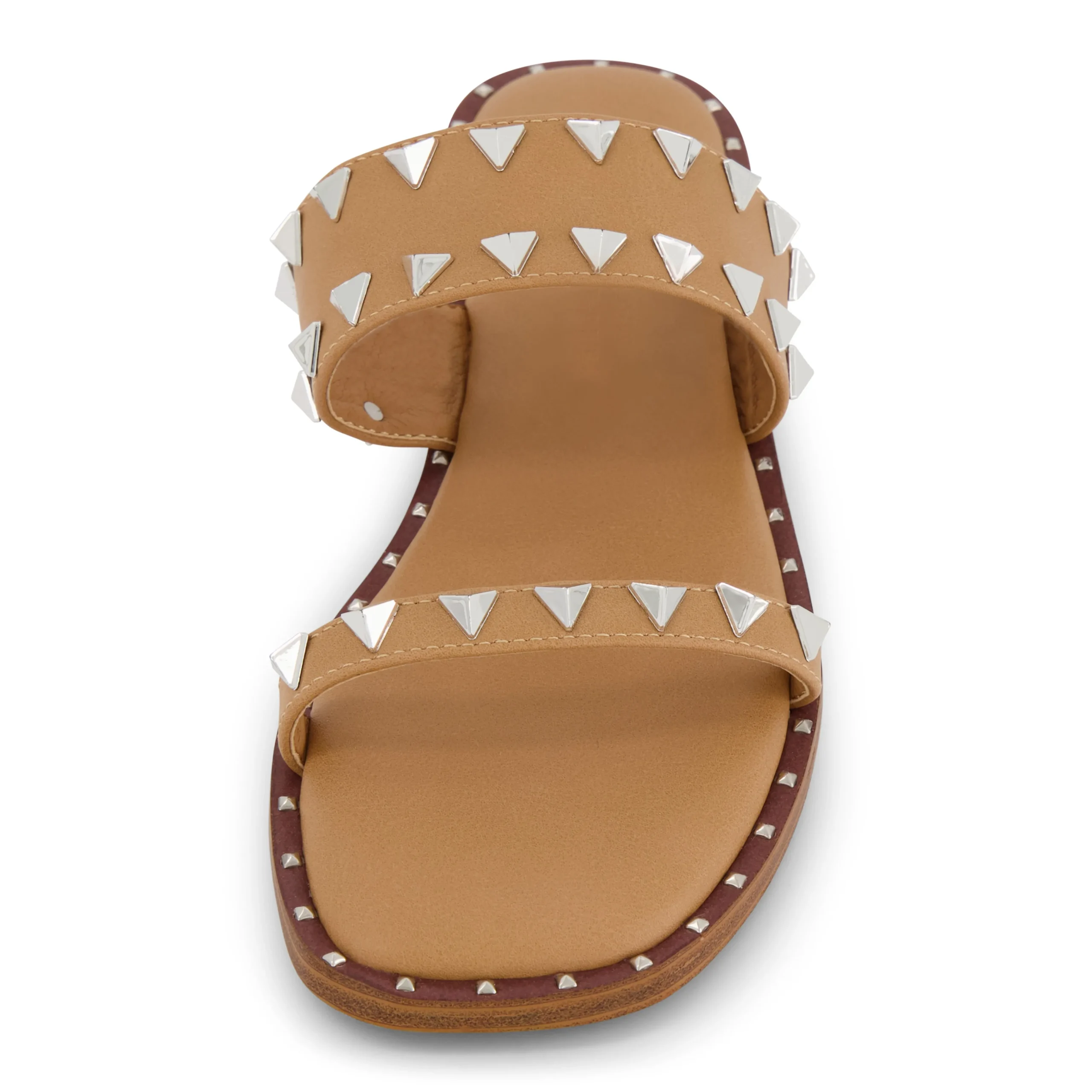 Slide Sandals | Flat Sandals>Cushionaire Visby Studded Two Band Sandal