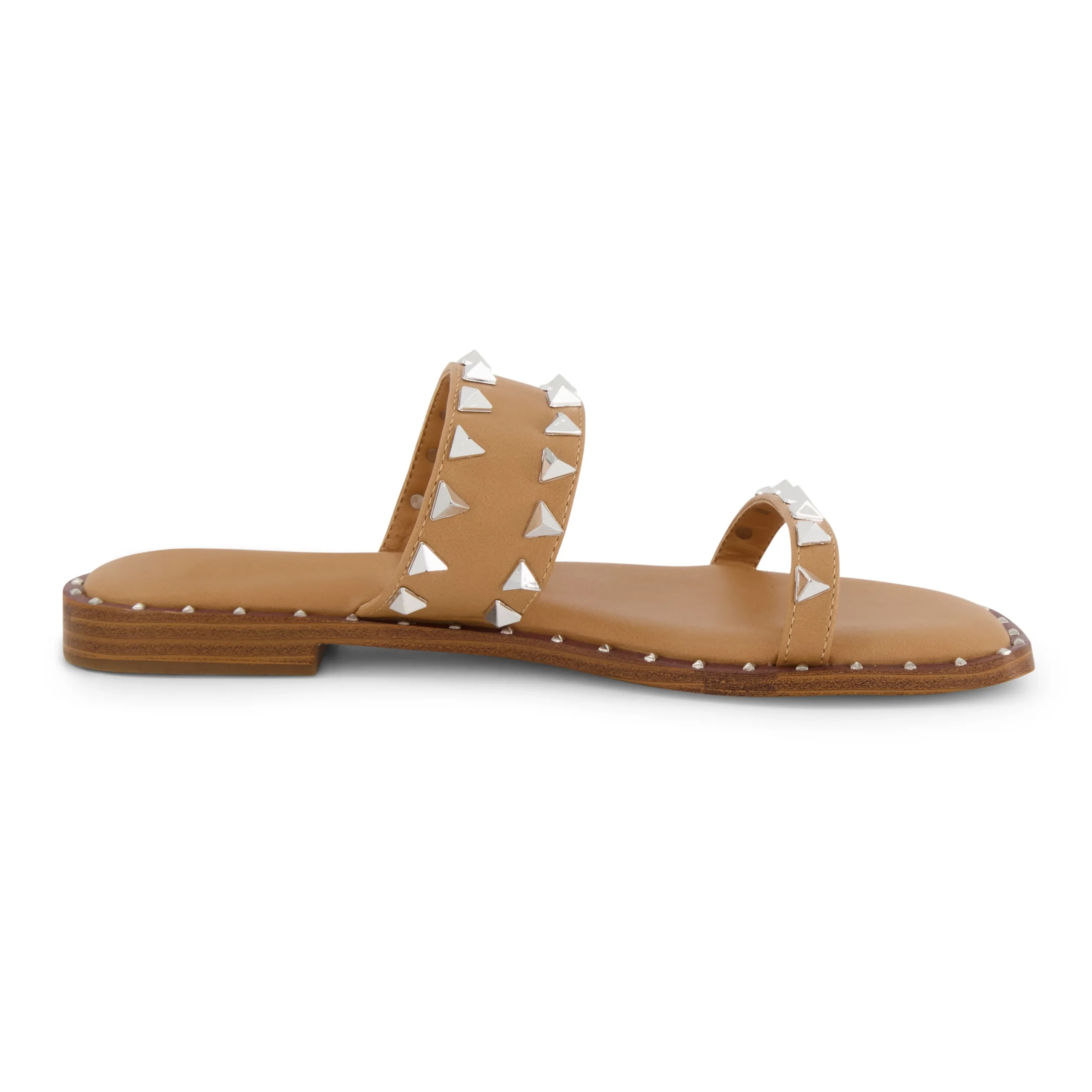 Slide Sandals | Flat Sandals>Cushionaire Visby Studded Two Band Sandal