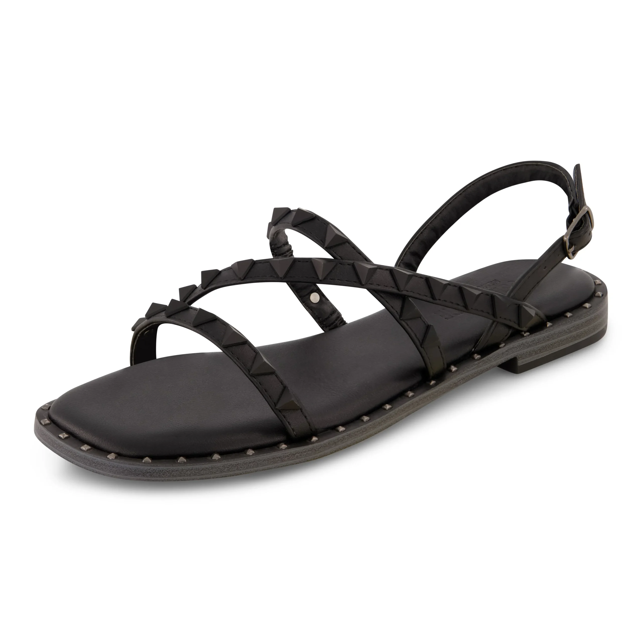 Flat Sandals>Cushionaire Vogue Studded Sandal
