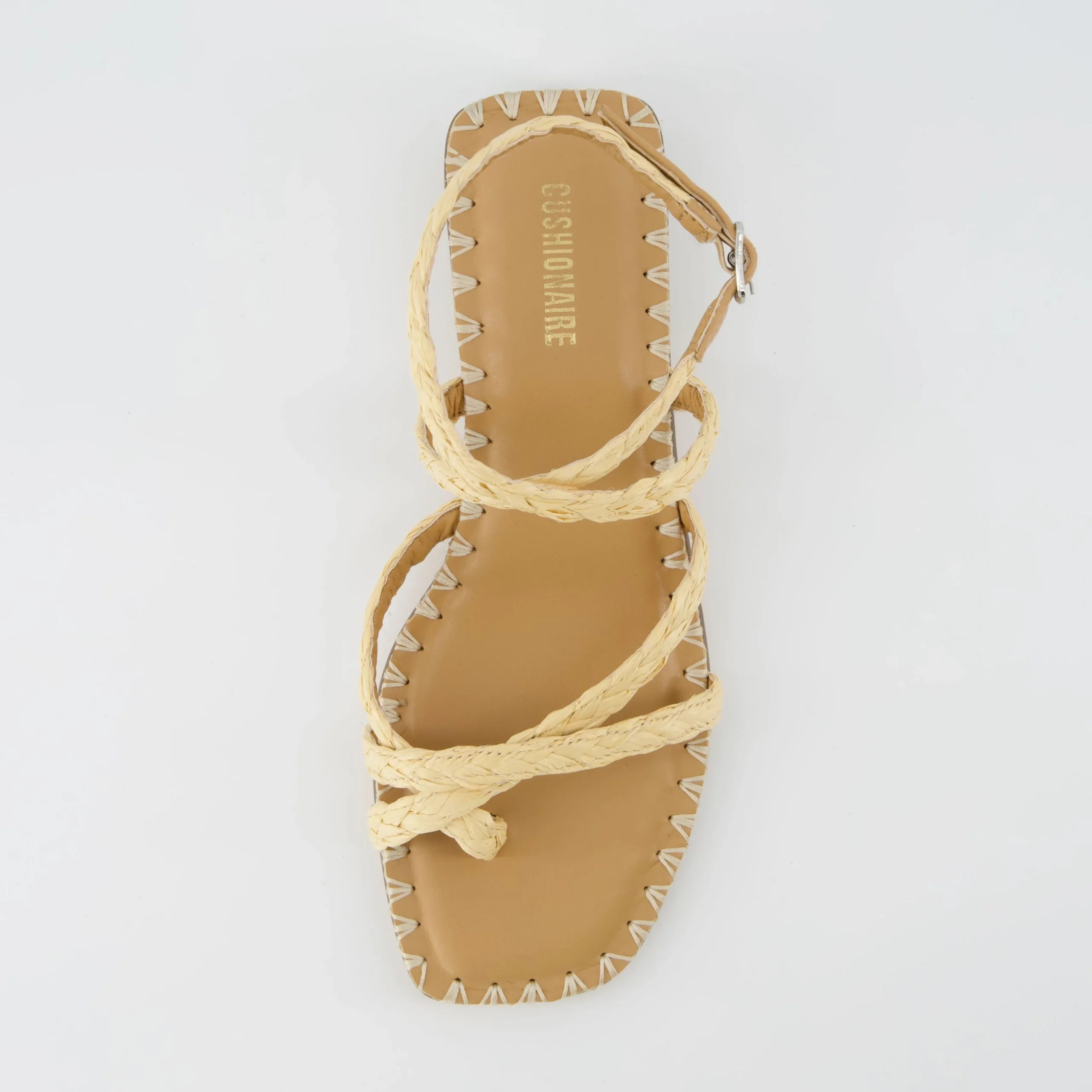 Dress Sandals | Dress Sandals>Cushionaire Wave Raffia Sandal NaturalRaffia