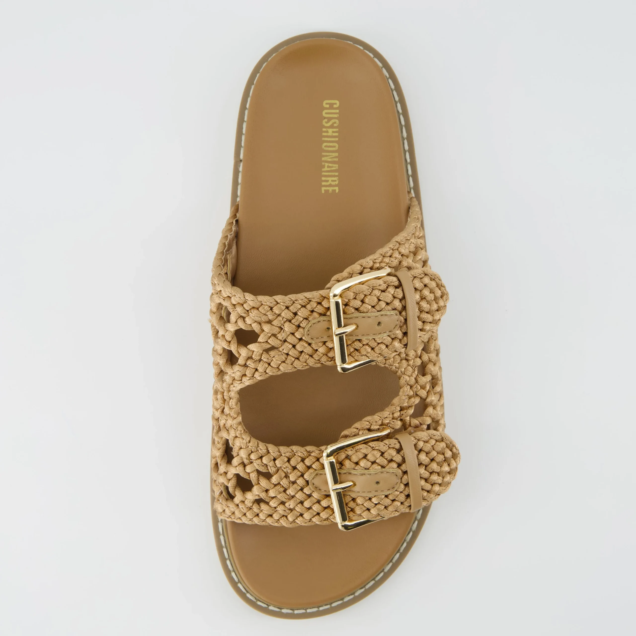 Footbed Sandals>Cushionaire Weaver Footbed Sandal