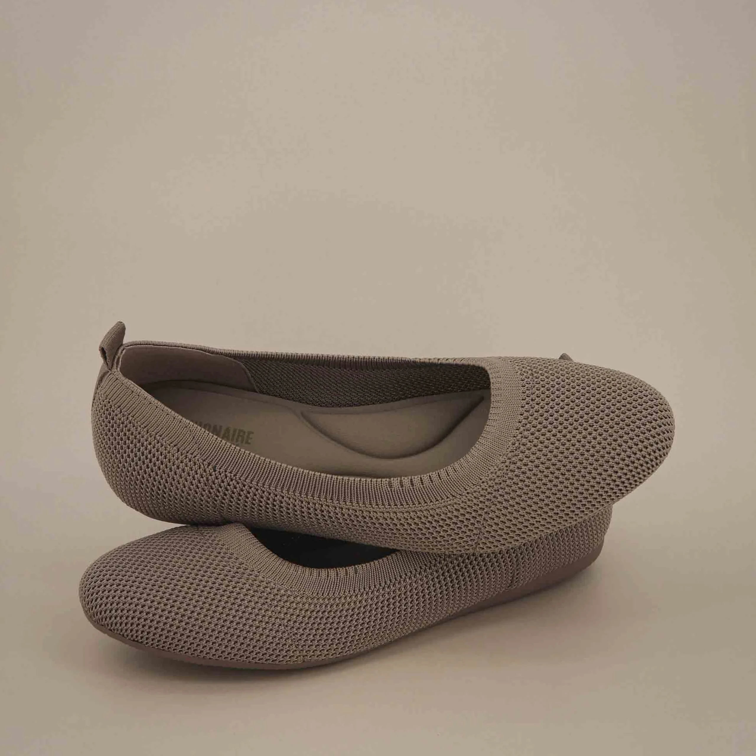 Casuals | Ballet Flats>Cushionaire Whiz Hidden Wedge Knit Flat