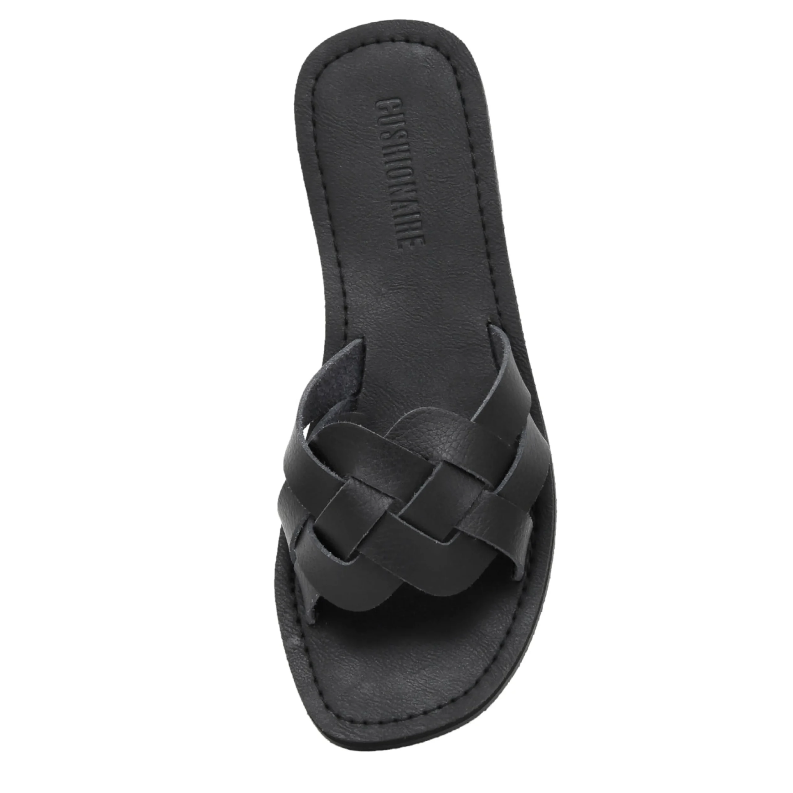 Slide Sandals | Flat Sandals>Cushionaire Winnie Woven One Band Sandal