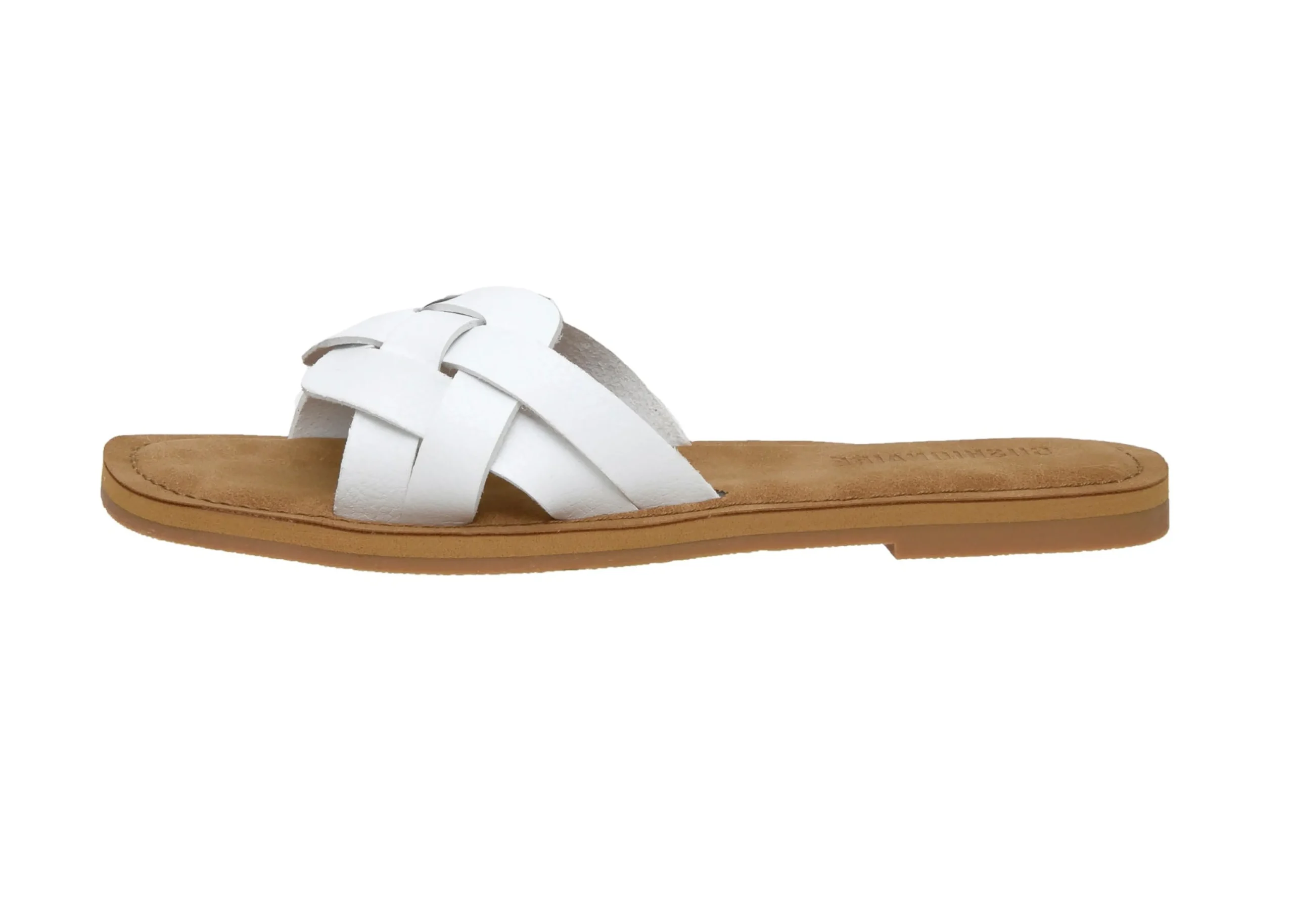 Slide Sandals | Flat Sandals>Cushionaire Winnie Woven One Band Sandal
